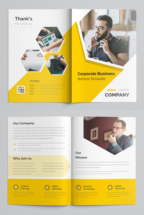 A5 booklet template fresh 24 awesome free brochure templates